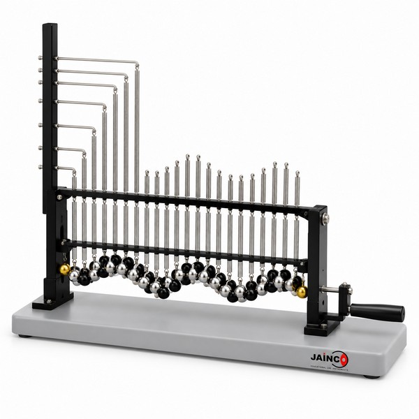 Apparatus for demonstrating waves with elastic springs